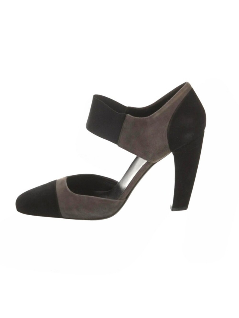 Prada  Vintage Suede D'Orsay‎ Pumps - Black Pumps 40